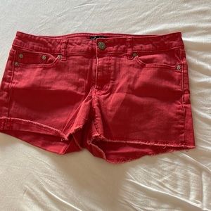 Size 8 shorts with front and back pockets